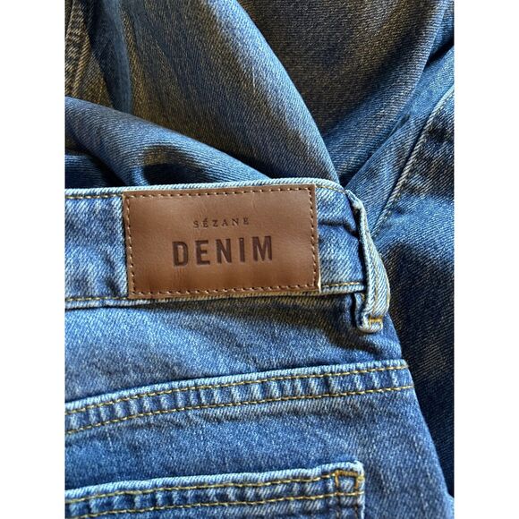 SEZANE, Women's Jeans, L'ICONIQUE DROIT DENIM, Blue, Size FR 40, US 8, NWT - Picture 4 of 11